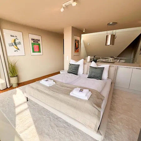 公寓 Penthouse Deluxe I Dachterrasse I Parkplatz *