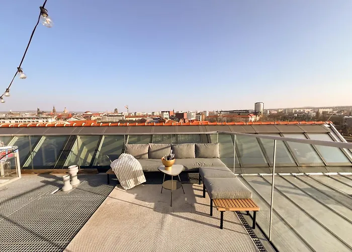 Penthouse Deluxe I Dachterrasse I Parkplatz Apartamento
